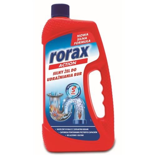 Rorax Action tisztító gél 1000ml piros