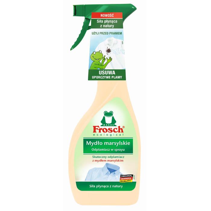 Szövetfolt-eltávolítók - Frosch folttisztító spray 500ml Marseille szappan - 