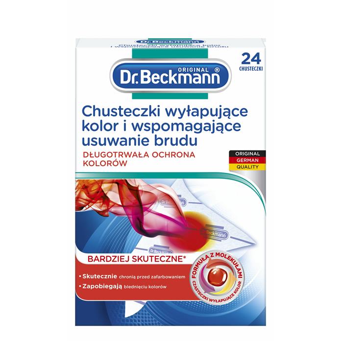 A színes törlőkendők - Dr. Beckmann fogó törlőkendők, színes, 24 db - 