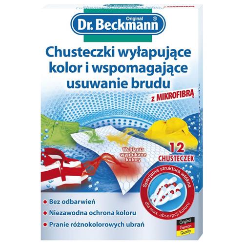 Dr. Beckmann fogókendők, színes, 12 darab