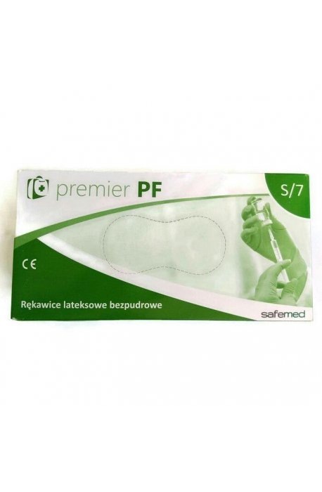 kesztyű - Pormentes latex kesztyű Premium S Tejszín 100 db - 