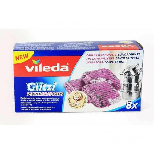 Vileda Glitzi Power Szappanszivacsok Szivacsok Ásványok mosására 8 db