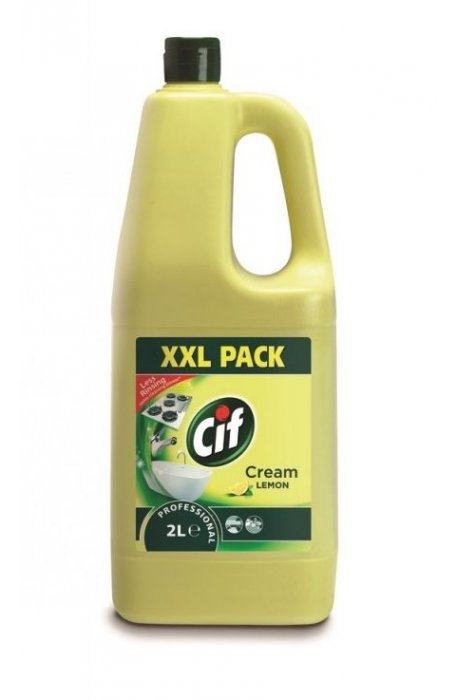 A tej tisztítása - Cif Professional Cream Lemon 2l sárga tisztító tej - 