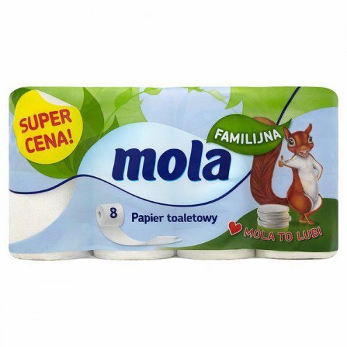 Mola White Family WC-papír A8