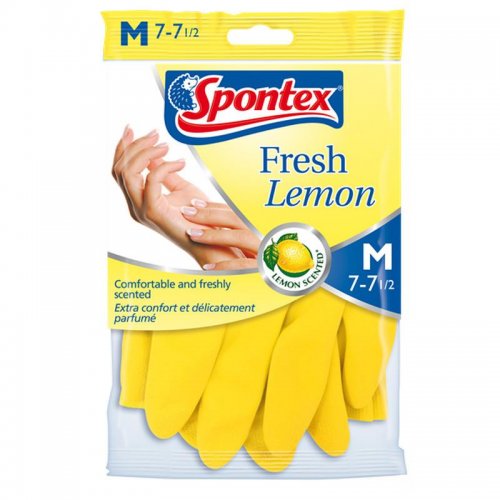 Spontex Fresh Lemon M 210887 kesztyű