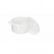 Élelmiszer-tartályok - Plast Team tartály mikrohullámú sütőhöz 0,5l 3106, kerek, fehér - 