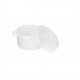 Élelmiszer-tartályok - Plast Team tartály mikrohullámú sütőhöz 1,5l 3107, kerek, fehér - 