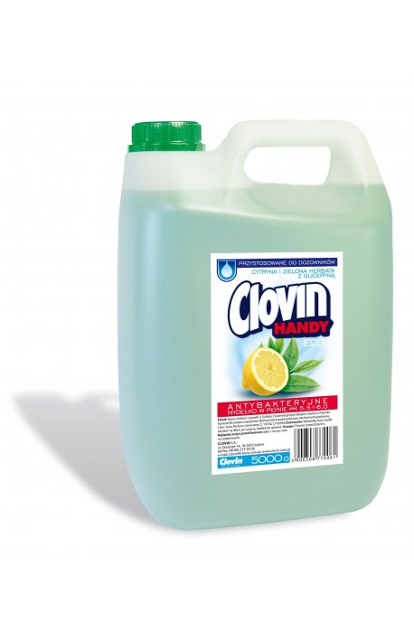 szappan - Folyékony szappan 5l citrom zöld tea Clovin - 