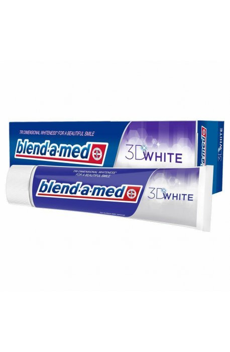 fogkrém - Pasta Do Zębów 100ml White 3D Blend-a-med - 