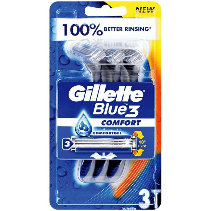 borotválkozás - Gillette Blue3 Comfort Maszynki Do Golenia 3szt - 